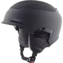 Alpina Gems Skihelm (Größe 51-55CM, schwarz)