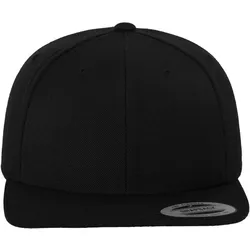 Klassischer Snapback - BLK/BLK - Mann - TeeShoppen