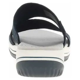 Jana Coshy Original – Die Hallux-freundliche Pantolette 8-27270-43 blau H-Weite