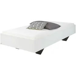 Futonbett  Phoenix ¦ weiß ¦ Maße (cm): B: 125 H: 41