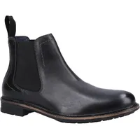 Hush Puppies Justin ChelseaChelsea Boot für Herren, Schwarz, 12 UK - 45.5 EU