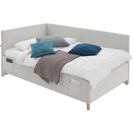 Meise Möbel meise.möbel Polsterbett Cool mit Lattenrost Cord Nata 140 x 200 cm