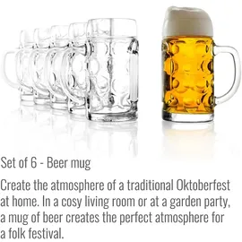 ich-zapfe ISAR Bierglas 0,5 l 6-tlg.