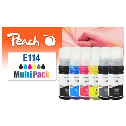 Peach Spar Pack Tintenpatronen kompatibel zu Epson No. 114