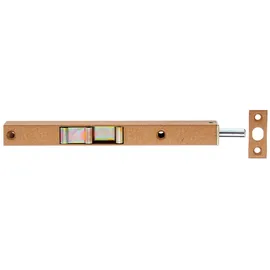 GAH Alberts Alberts Rohrkantriegel mit Schieber 17x160mm, Hub15mm Stahl, limba