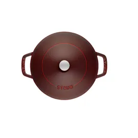 Staub Chistera Bräter 24 cm grenadine-rot