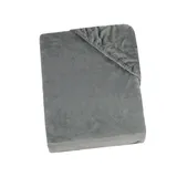 MONT CHALET Spannbettlaken Mikrofaser 140 x 200 cm grau