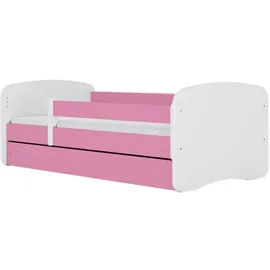 raumhirsch furniture Kinderbett Safari 80 x 180 cm Holzwerkstoff rosa