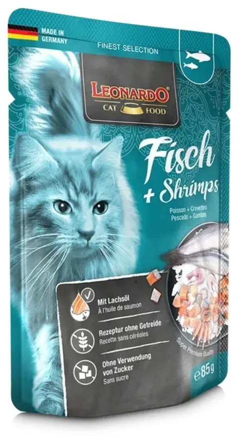 LEONARDO Finest Selection Fisch mit Shrimps 85g