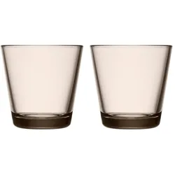 Iittala - Kartio Trinkglas 21 cl, leinen (2er-Set)