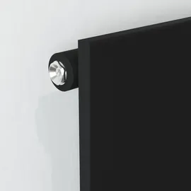 Azur Badheizkörper Molly 1820 x 452 mm 671 W schwarz Mittenanschluss