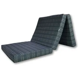 FORTISLINE Klappmatratze 195 x 60 x 9 cm H2 Polyester/Leinen