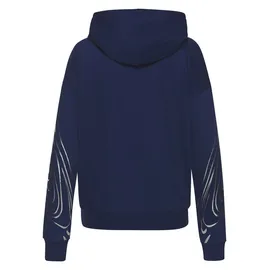 LASCANA Hoodie gemustert Blau/Silber XS (32/34)