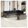 vidaXL Gartensofa-Set 12-tlg. grau Polyrattan