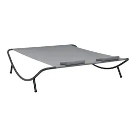 vidaXL Doppelliege 200 x 173 x 45 cm anthrazit