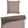 Renforcé taupe/dunkelgrau 155 x 220 cm + 80 x 80 cm