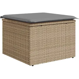 vidaXL Garten-Lounge-Set 8-tlg. beige