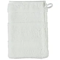 CAWÖ Noblesse2 Uni 1002 Waschhandschuh 16 x 22 cm weiß