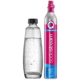 Sodastream Duo Glasflasche 1 l + Zylinder