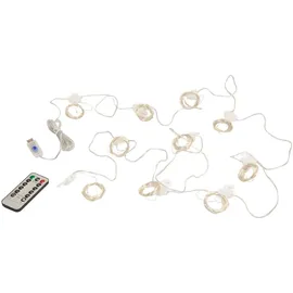 ideoon lights Lichtervorhang LED 3x3 m warmweiß