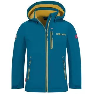 TROLLKIDS Balestrand Jacke - Atlantic Blue / Ginger - 128 cm