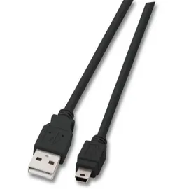 EFB-Elektronik EFB K5250SW.3V2 USB2.0 Anschlusskabel A-Mini B (5polig),, St.-St., 3,0m, schwarz, Classic K5250SW3V2