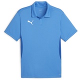 Puma teamGOAL Poloshirt Herren - blau-S