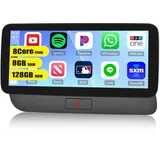 8G+128G CAMECHO Autoradio mit Navi für Audi Q5 8R Multimedia Radio 2009-2017,Android 13 丨8 Core丨12,3" Bildschirm, Autoradio mit CarPlay Wireless Android Auto Bluetooth 5.0 WiFi&4G Mirror Link