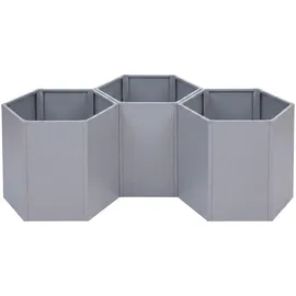 Mendler HWC-P64 77 x 264 x 100 cm Grau