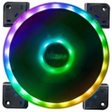 Akasa Vegas TL PC-Gehäuse-Lüfter Schwarz, RGB (B x H x T) 140 mm 140 x 25mm inkl. LED-Beleuchtung