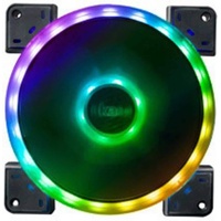 Akasa Vegas TL PC-Gehäuse-Lüfter Schwarz, RGB (B x H x T) 140 x 140 x 25mm inkl. LED-Beleuchtung