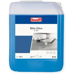 Buzil Blitz Citro G481 Alkoholreiniger mit Zitrusduft 10l