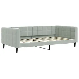 vidaXL Tagesbett 100 x 190 cm Hellgrau