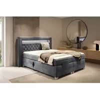 Fun Möbel Boxspringbett Elektrisch Bett ARMANDO 160x200cm in Stoff
