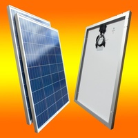 2 Stück Solarmodule 12V 100Watt Polykristallin 100W Solarpanel Wohnmobil Garten