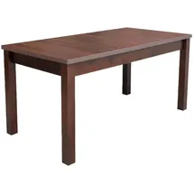 JV Möbel Esstisch 80 x 160/200 x 75 cm Braun