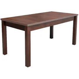 JV Möbel Esstisch 80 x 160/200 x 75 cm Braun