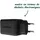 Fairphone Dual USB-C + USB Schnellladegerät 65W Schwarz
