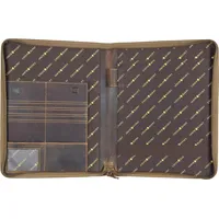 GREENBURRY Schreibmappe Vintage A4 Braun