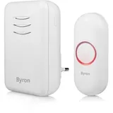 Byron Türklingel DBY-22312 für Steckdose, Funk Set, bis 150m, wasserdicht, 16 Melodien