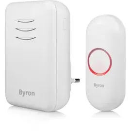 Byron Türklingel DBY-22312 für Steckdose, Funk Set, bis 150m, wasserdicht, 16 Melodien