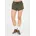 Shorts Damen Gr 46 EURO-Größen grün khaki 88 Polyester 12 Elasthan unifarben kurz Hosen Shorts mit Quick Dry-Funktion