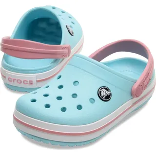 Crocs Unisex Kids Crocband Clog K, Ice Blue/White, 30/31 EU