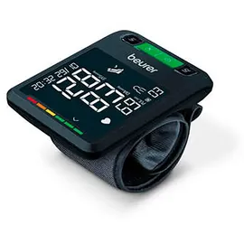 Beurer BC 87 Handgelenk-Blutdruckmessgerät mit App-Anbindung, XL-Display, Ruheindikator, Inflation-Technology, farbigem Risiko-Indikator und Arrhythmie-Erkennung