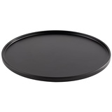 APS Unterteller Ø 19 cm, Höhe 1 cm Melamin, schwarz