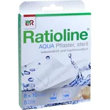 Lohmann & Rauscher Ratioline aqua Duschpflaster Plus 8 x 10 cm 5 St.