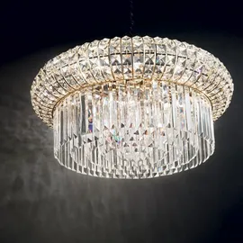 Ideal Lux Nabucco 18-flammig Ø 70 cm Gold/transparente