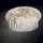 Ideal Lux Nabucco 18-flammig Ø 70 cm Gold/transparente