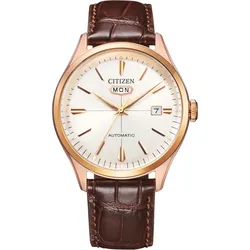 Citizen Automatik NH8393-05AE - weiß,braun - 40,2mm