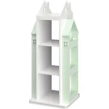 [en.casa] Kinderregal Vipsali 108 x 40 x 40 cm MDF mintgrün/weiß